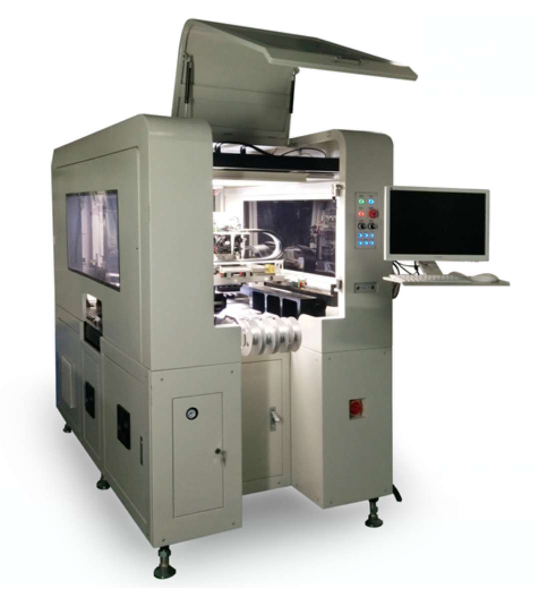 手機殼自動貼輔料機